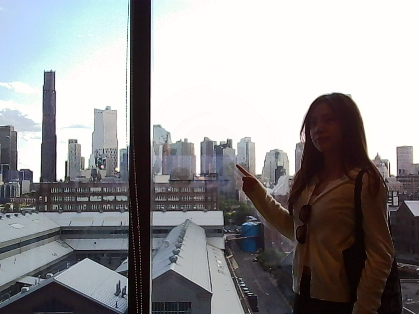 City view from a window
